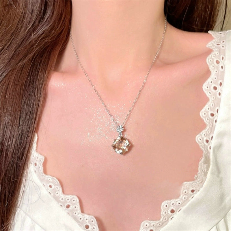 Davis Ice-Cut Gemstone Jewelry - Necklace [YAD434QC]