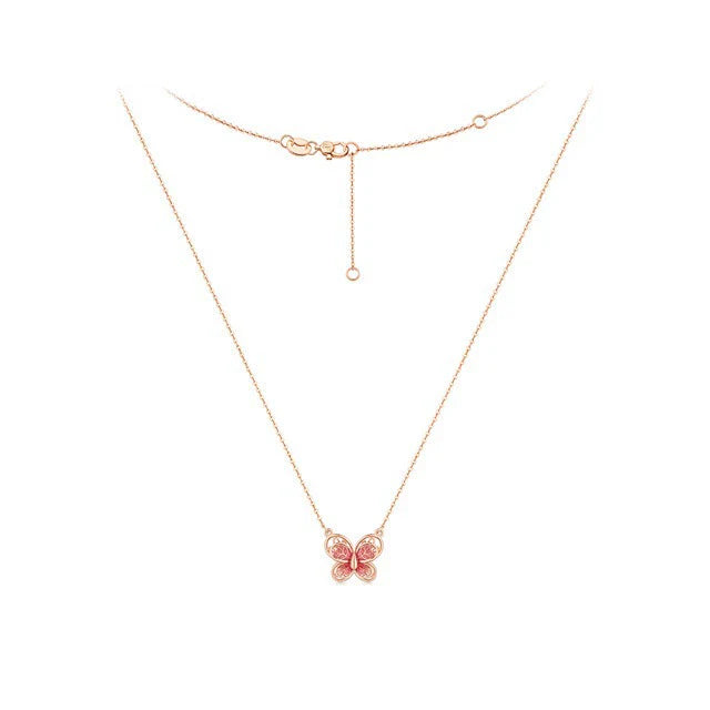 Khylee Filigree Butterfly Necklace - Filigree Butterfly Necklace