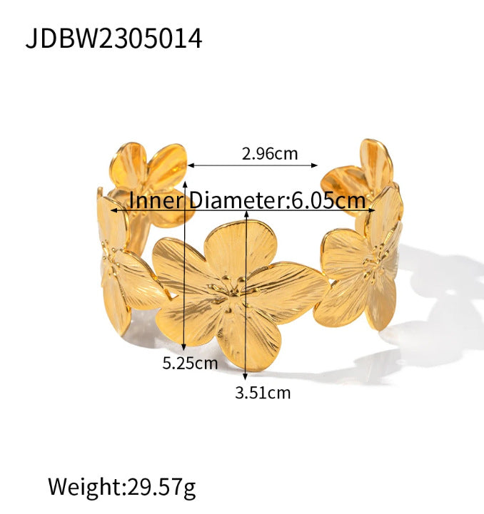 Malika Zircon Gold Plated Bracelet - JDBW2305014 [T3LVWH1A]