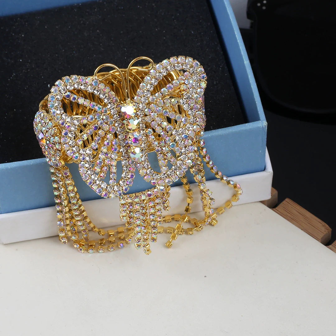 Shannon Shimmer Butterfly Armlet Anklet - Gold