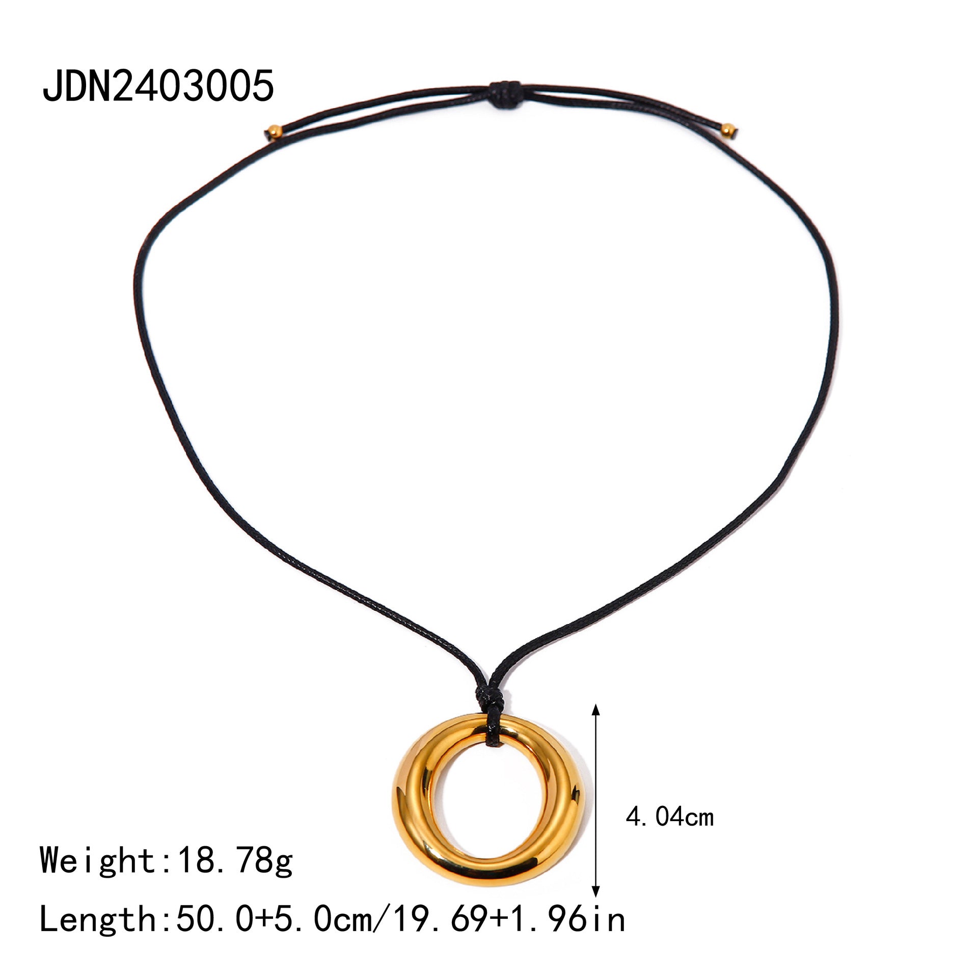 Dania Layered Sun Necklace - JDN2403005 [CZA7CXYP]