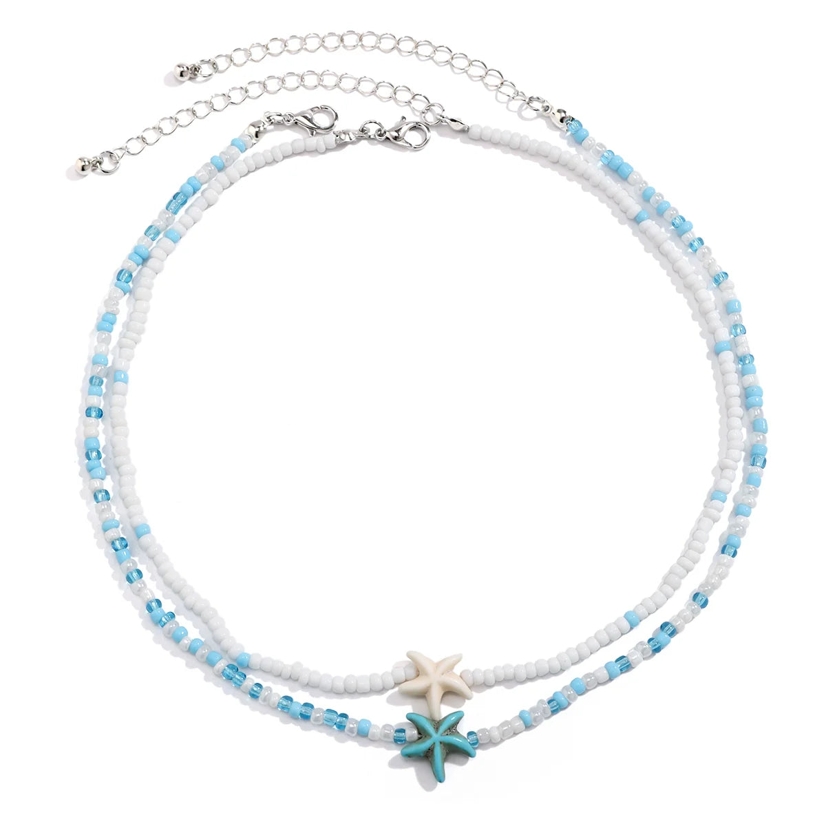 Christiana Layered Ocean Necklace Set - Starfish