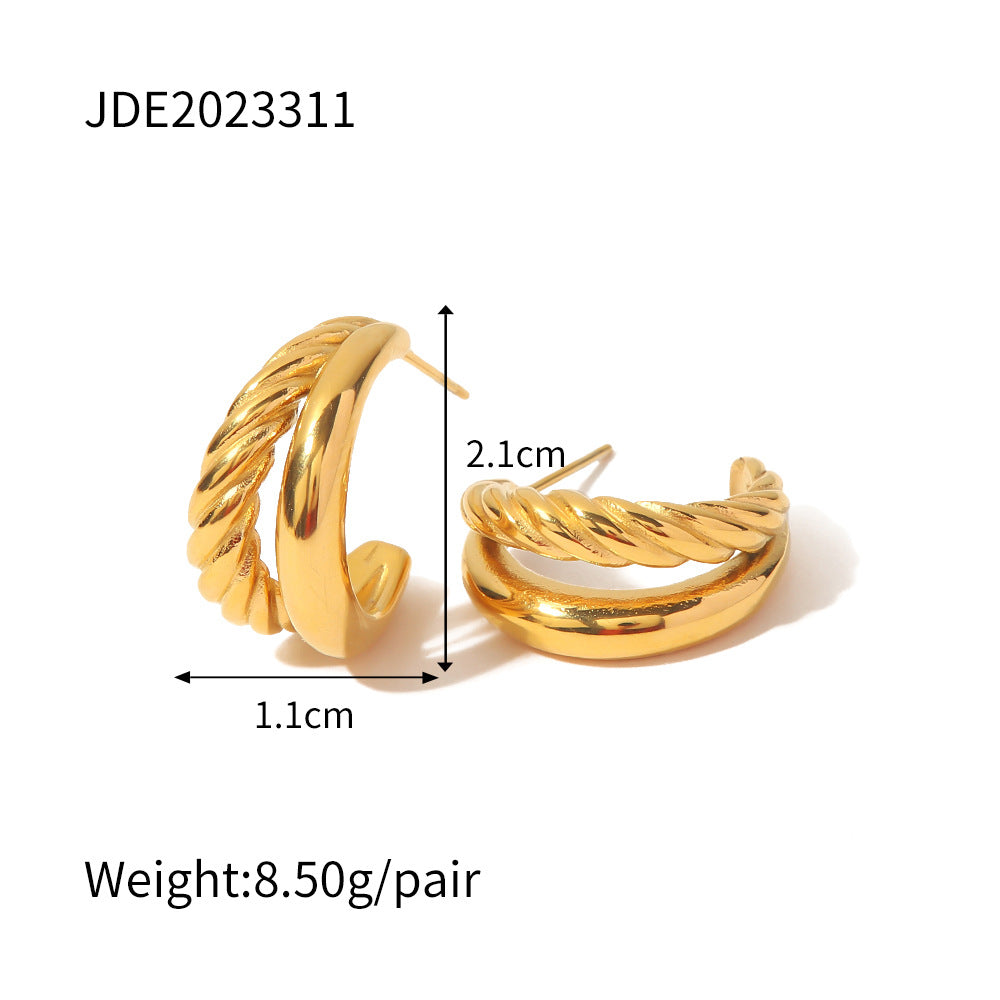 Germani Geometric Drop Earrings - JDE2023311 [YJ7DLIPB]