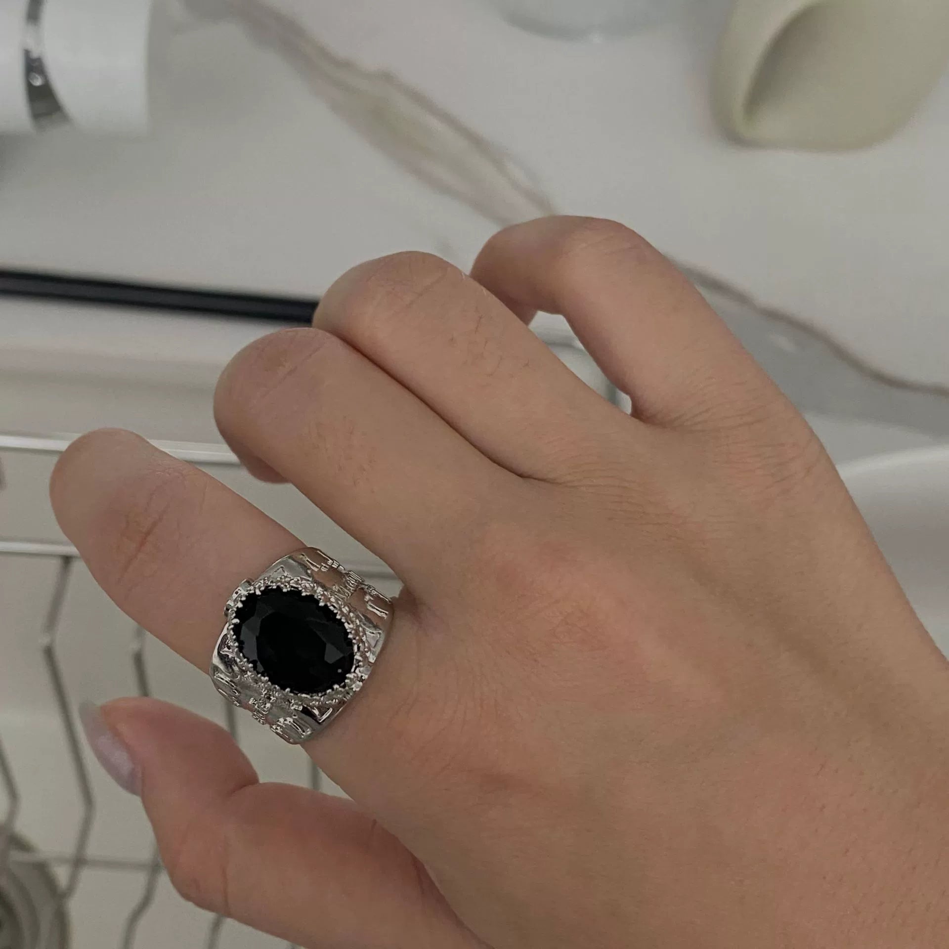 Antonella Firework Tassel Ring - Wide Band Ring [QKB3VNP7]