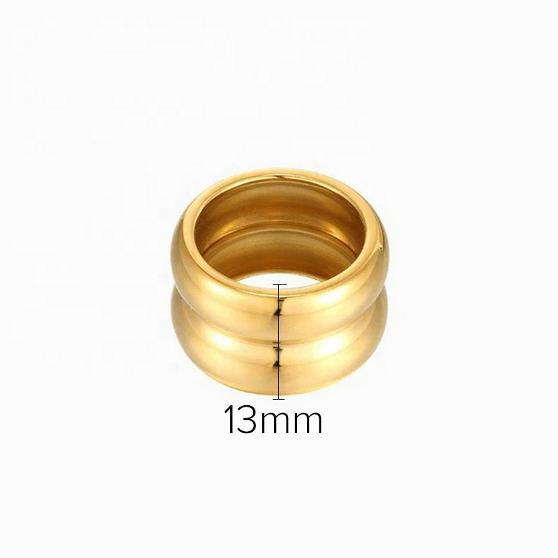 Arianny Layered Band Ring - Silver Tone [VE002Q2D]