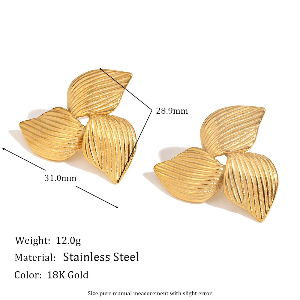 Evette Pearl Starfish Earrings - Boomerang Stud Earrings - Gold [PVNZ47GD]