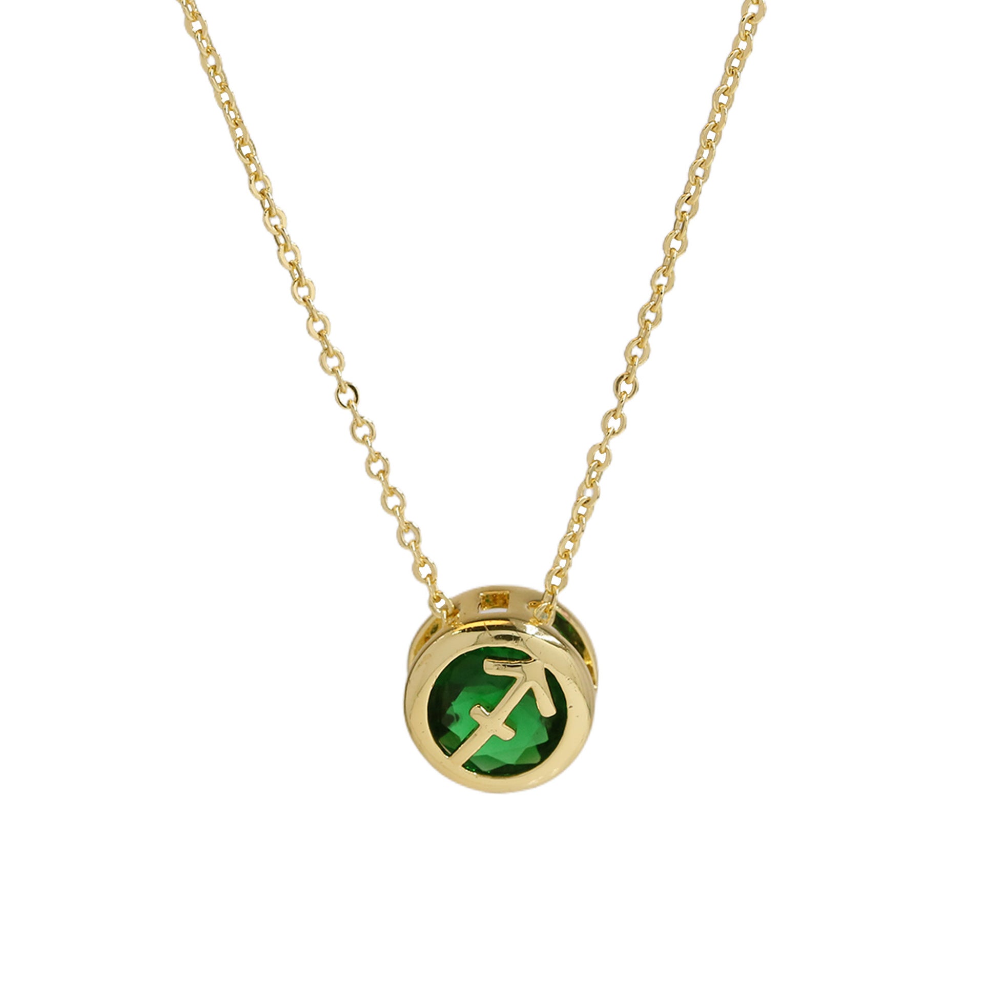 Meher Celestial Zodiac Necklace - Sagittarius Necklace [H7W4DYDB]