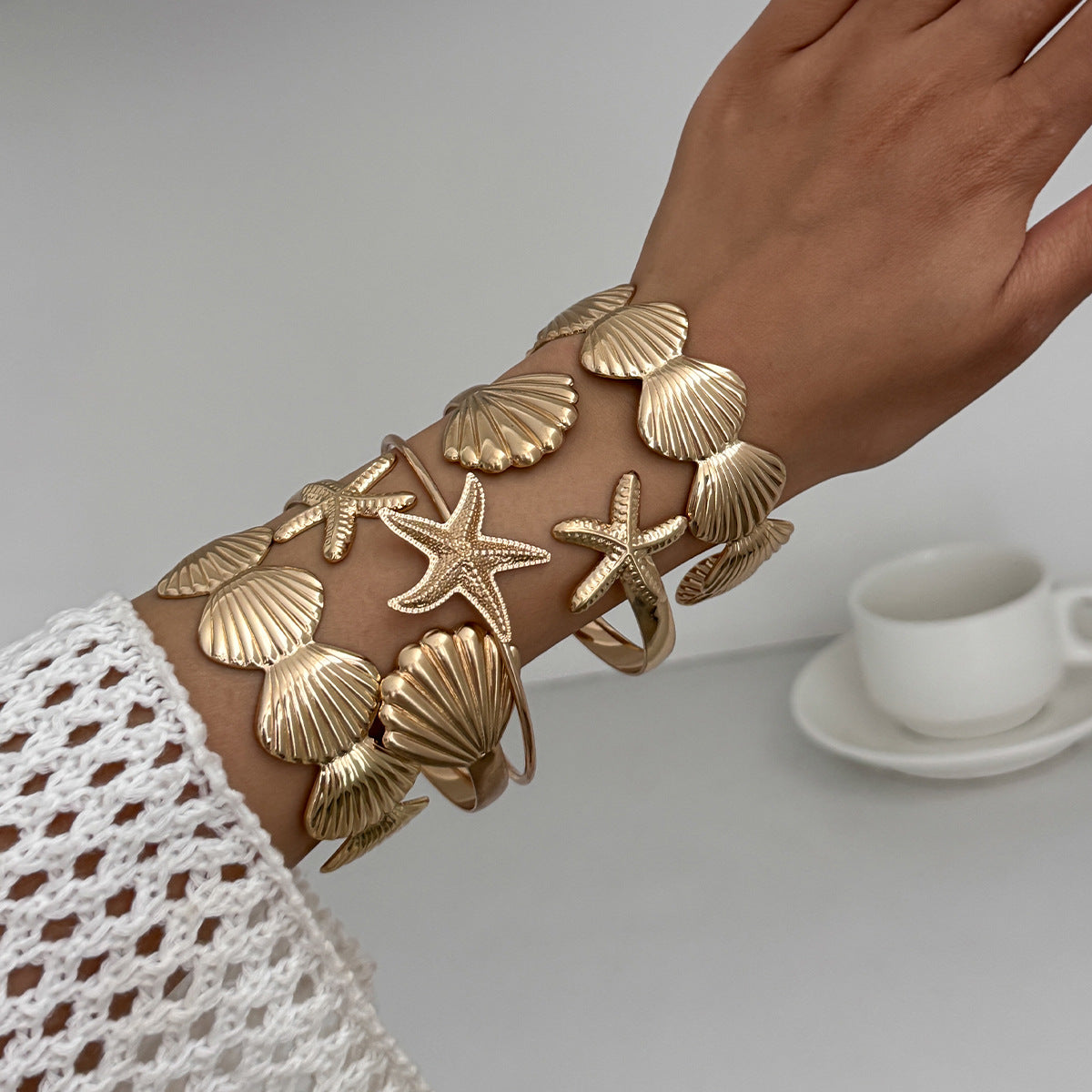 Caylie Ocean Treasures Set - Bracelet - Gold [3LYQDQGD]