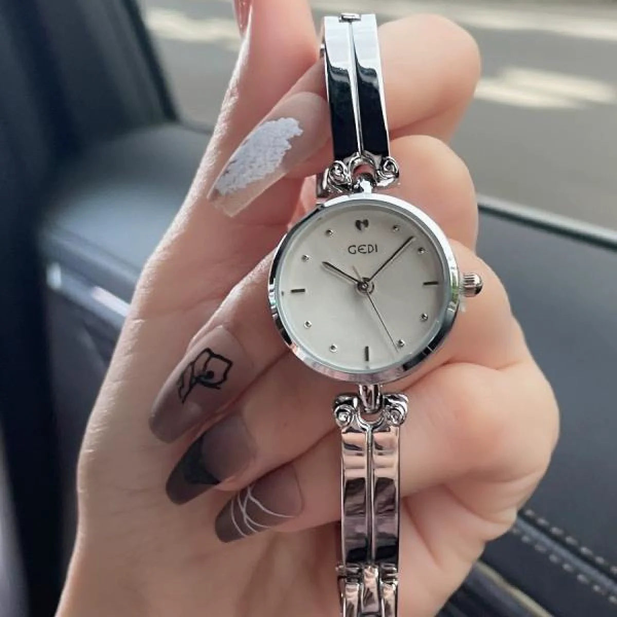 Aerabella Elegant Bracelet Watch - White