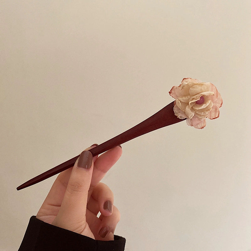 Eloisa Floral Hairpin - Coffee Brown [6QJSRISU]