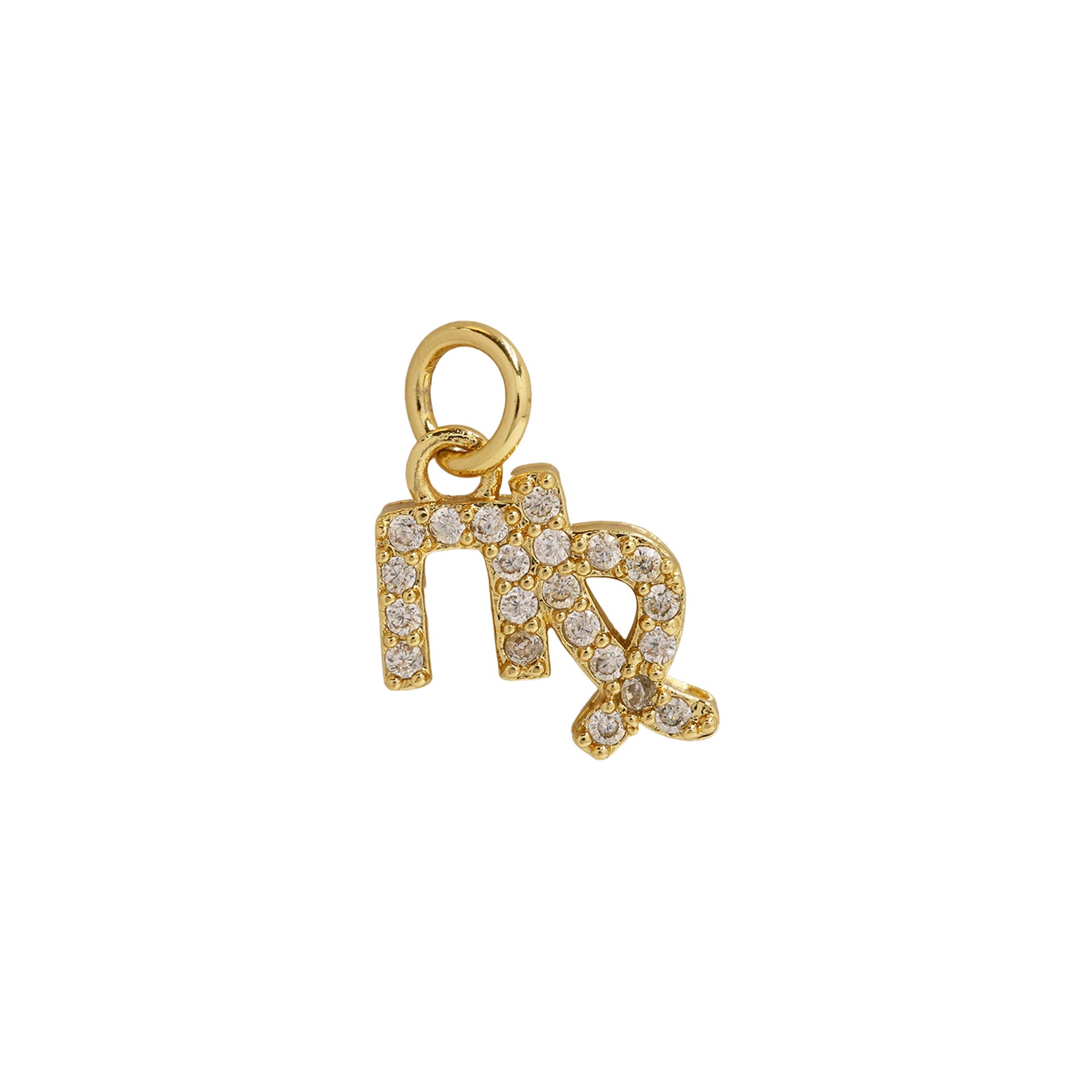 Meena Delicate Zodiac Necklace - Virgo [E3FO8OG1]