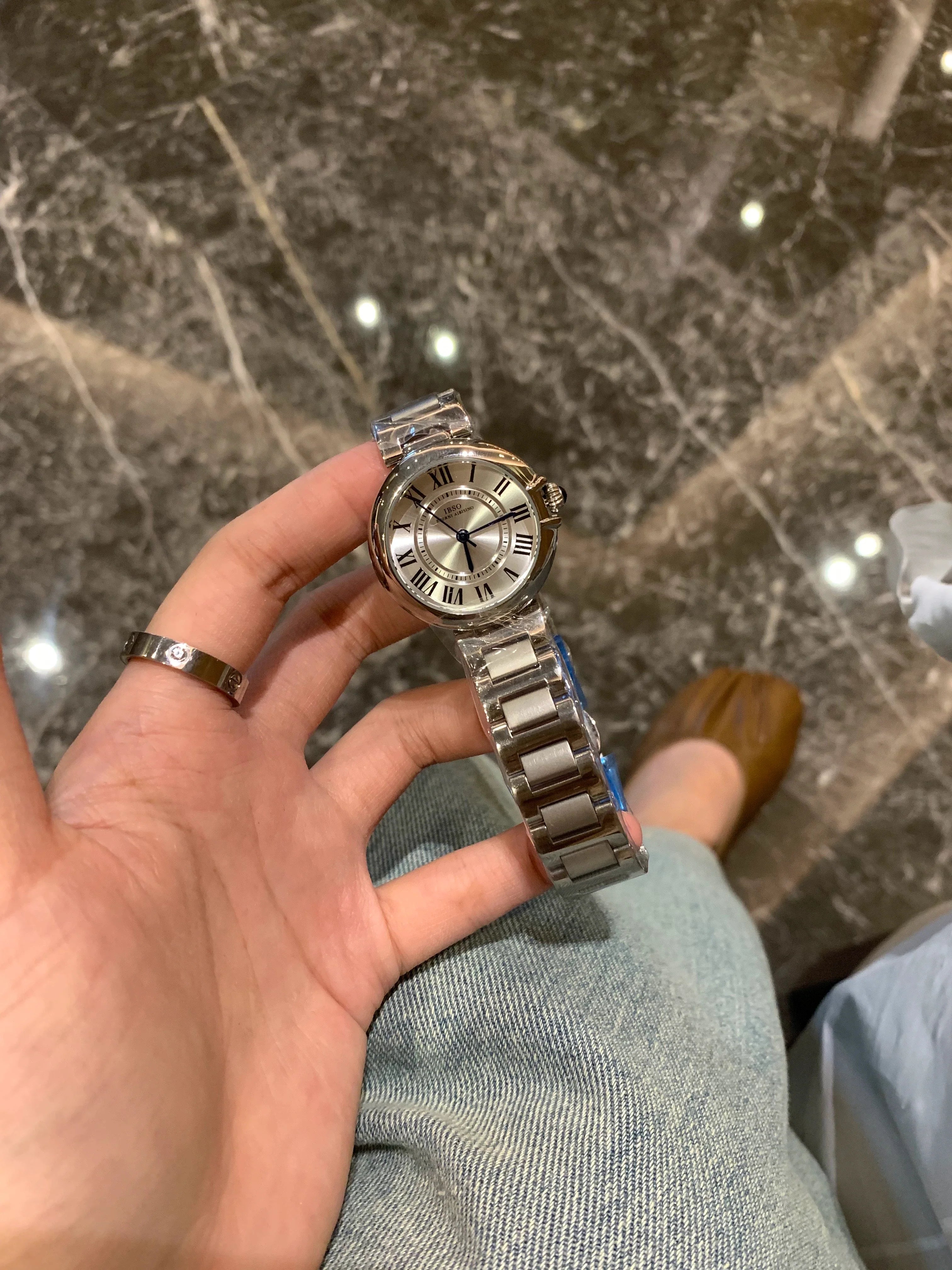 Huda Slim Steel Watch - Silver