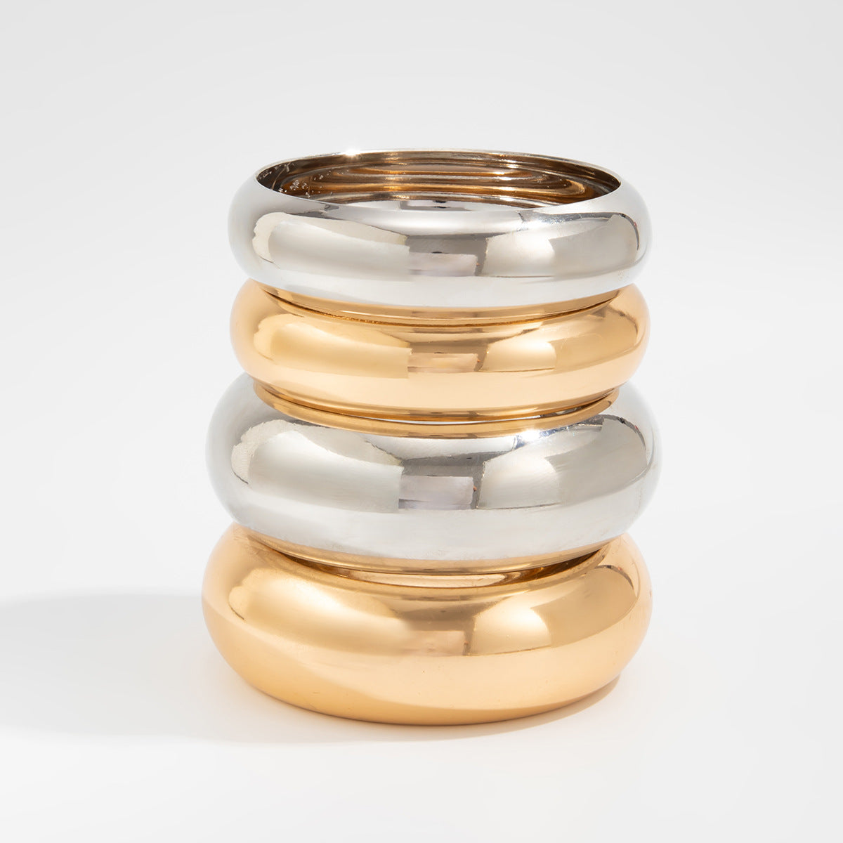 Simran Irregular Bangle Set - Mixed Color Style 3 [Q2L2SF9G]