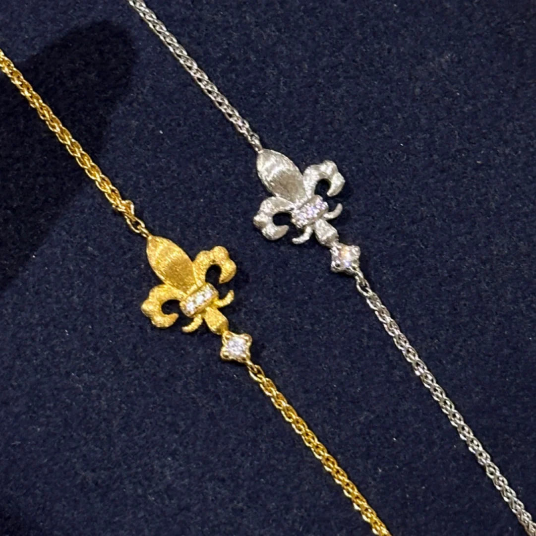 Karolyn Calla Blossom Bracelet - Silver Calla Lily Bracelet