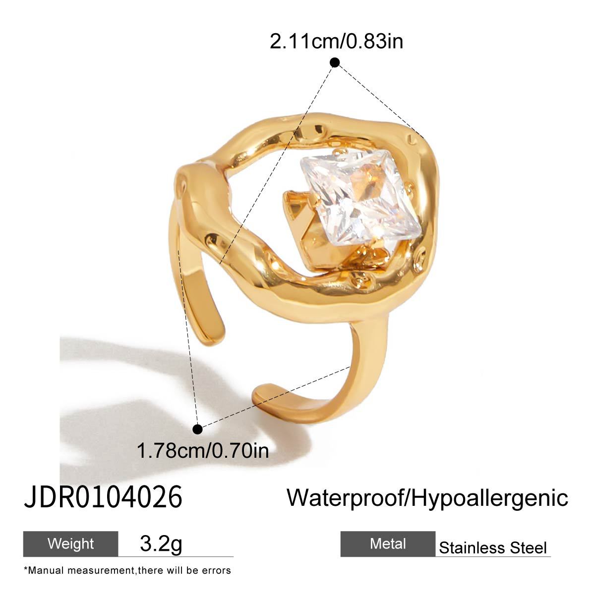 Lucille Elegant Zircon Ring - JDR0104026 [AZ0CSZJK]