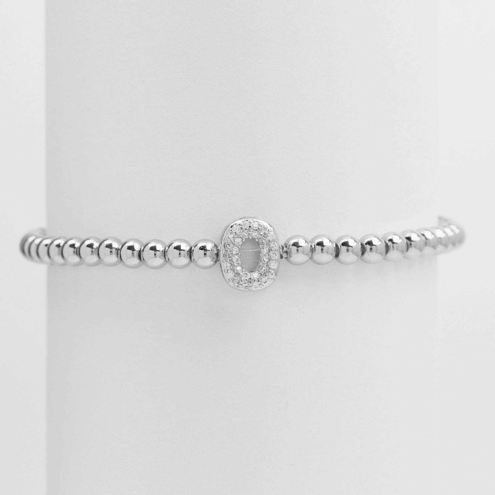 Aloni Bubble Letter Bracelet - Silver O [ARQLRJQN]