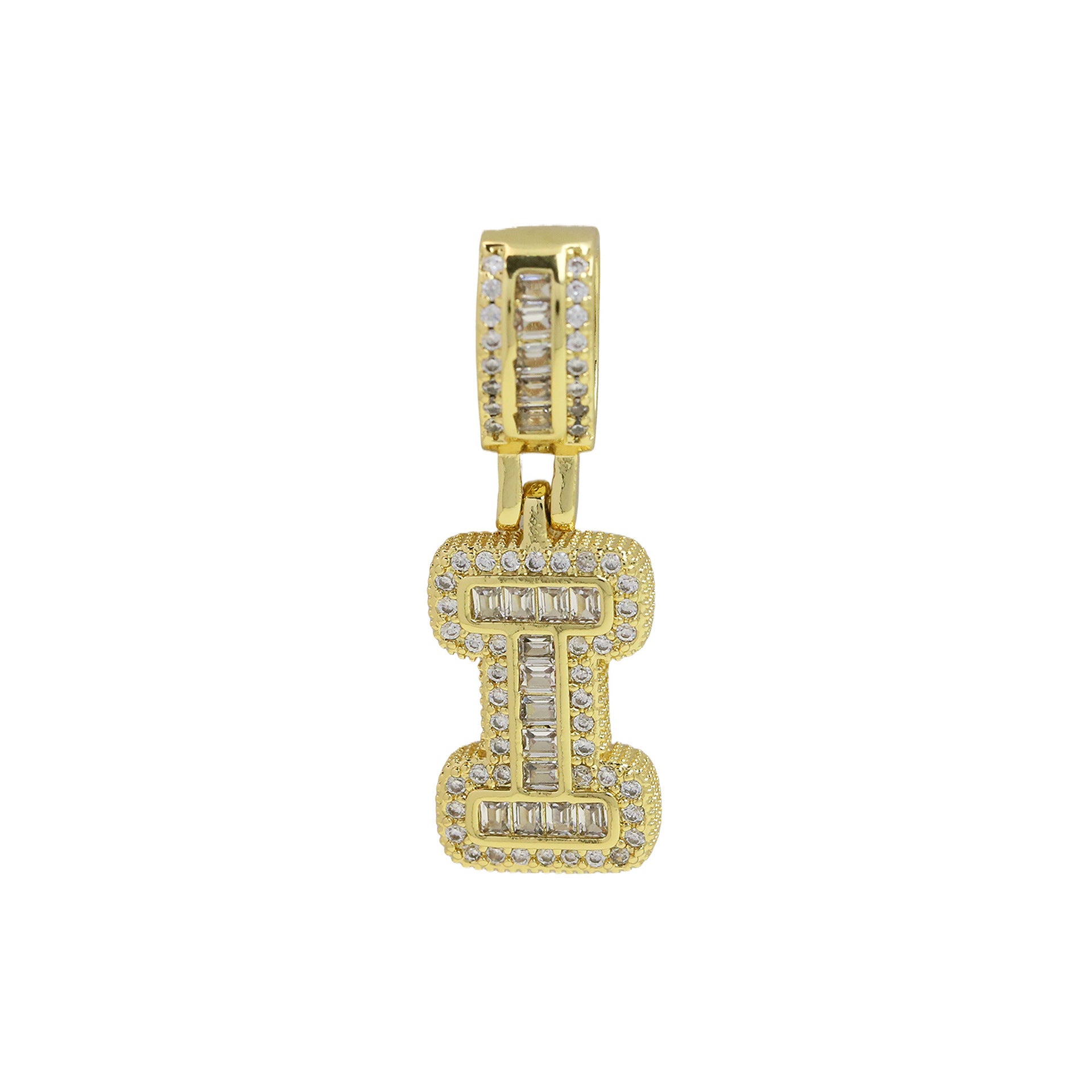 Maida Gold Letter Pendant Necklace - Gold Pendant I [HPS9VIL5]