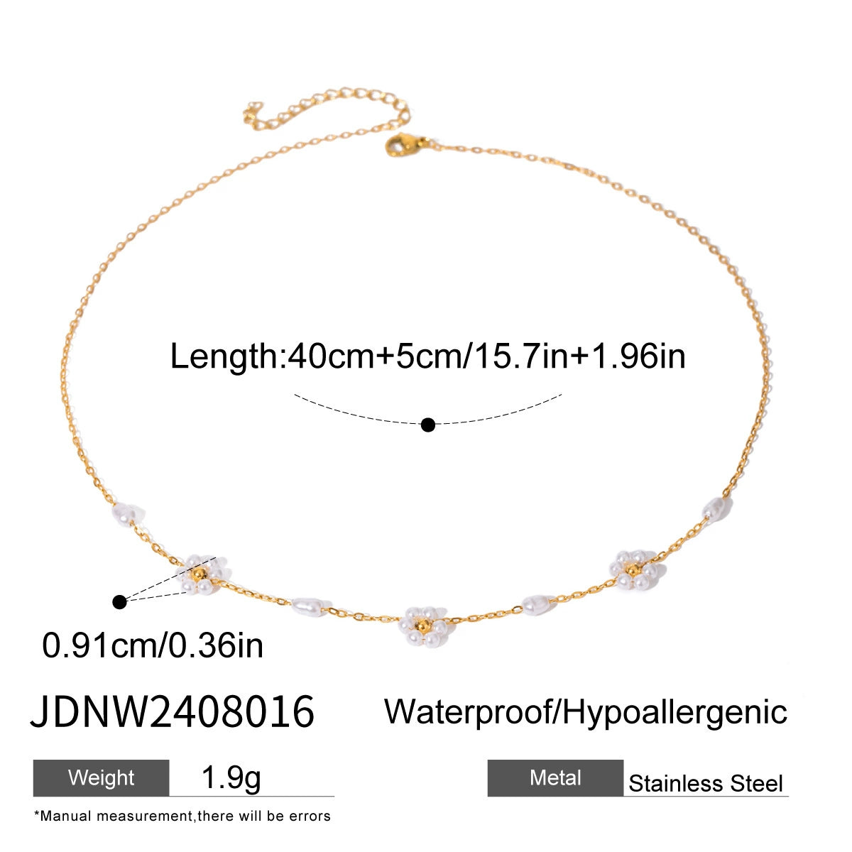 Everlie Bohemian Clavicle Necklace - JDNW2408016 [J4IKLOPR]