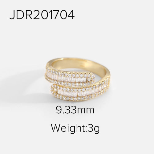 Melissa Geometric Open Ring - JDR201704 [HW47CR4Q]