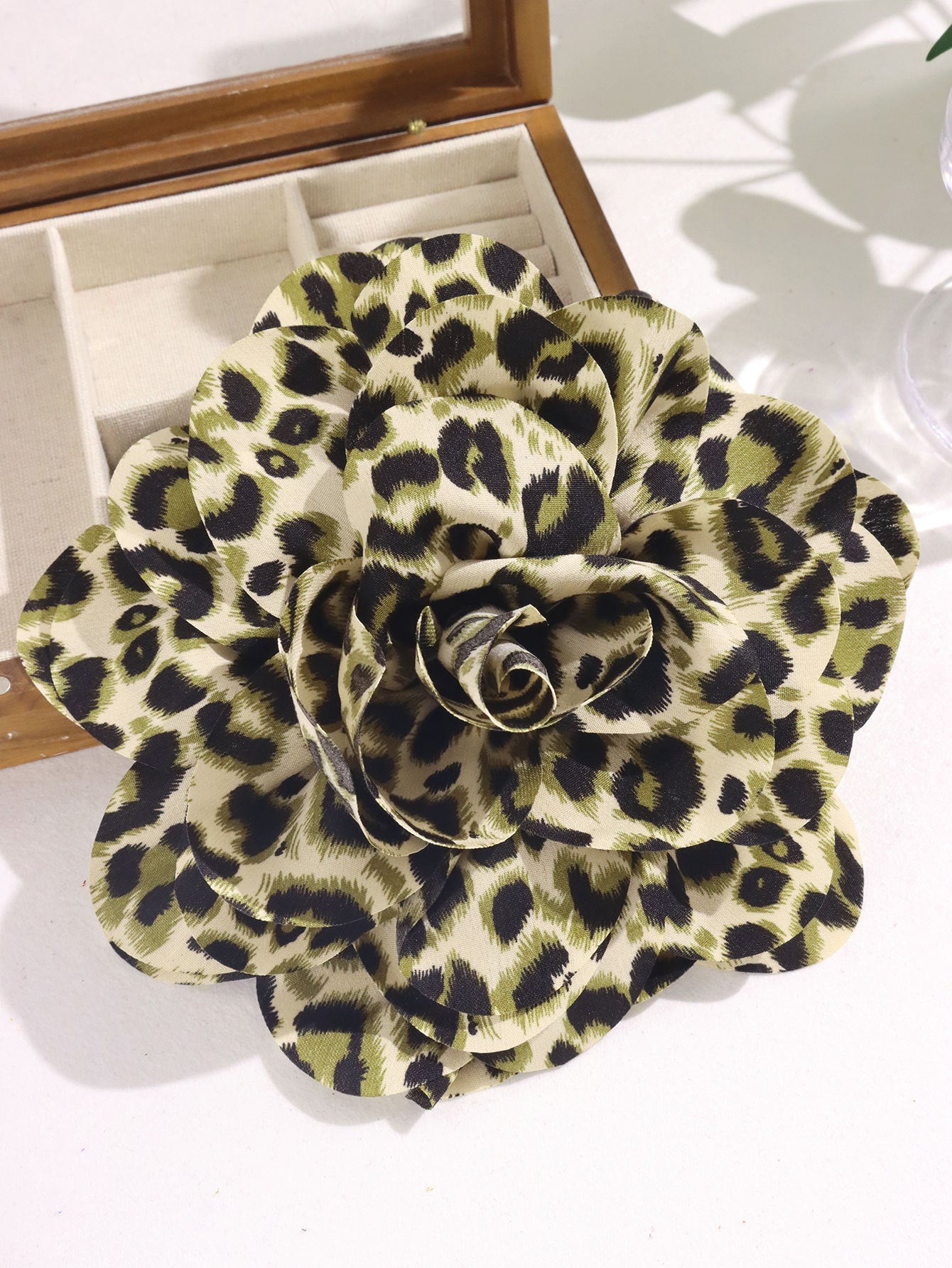 Ayva Leopard Bloom Brooch - Style B [2EVG0KIH]
