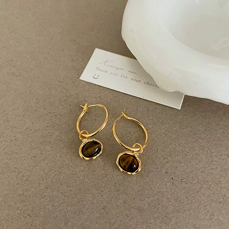 Jaimee Star Amber Earrings - Style 1