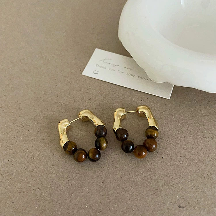 Jaimee Star Amber Earrings - Style 5