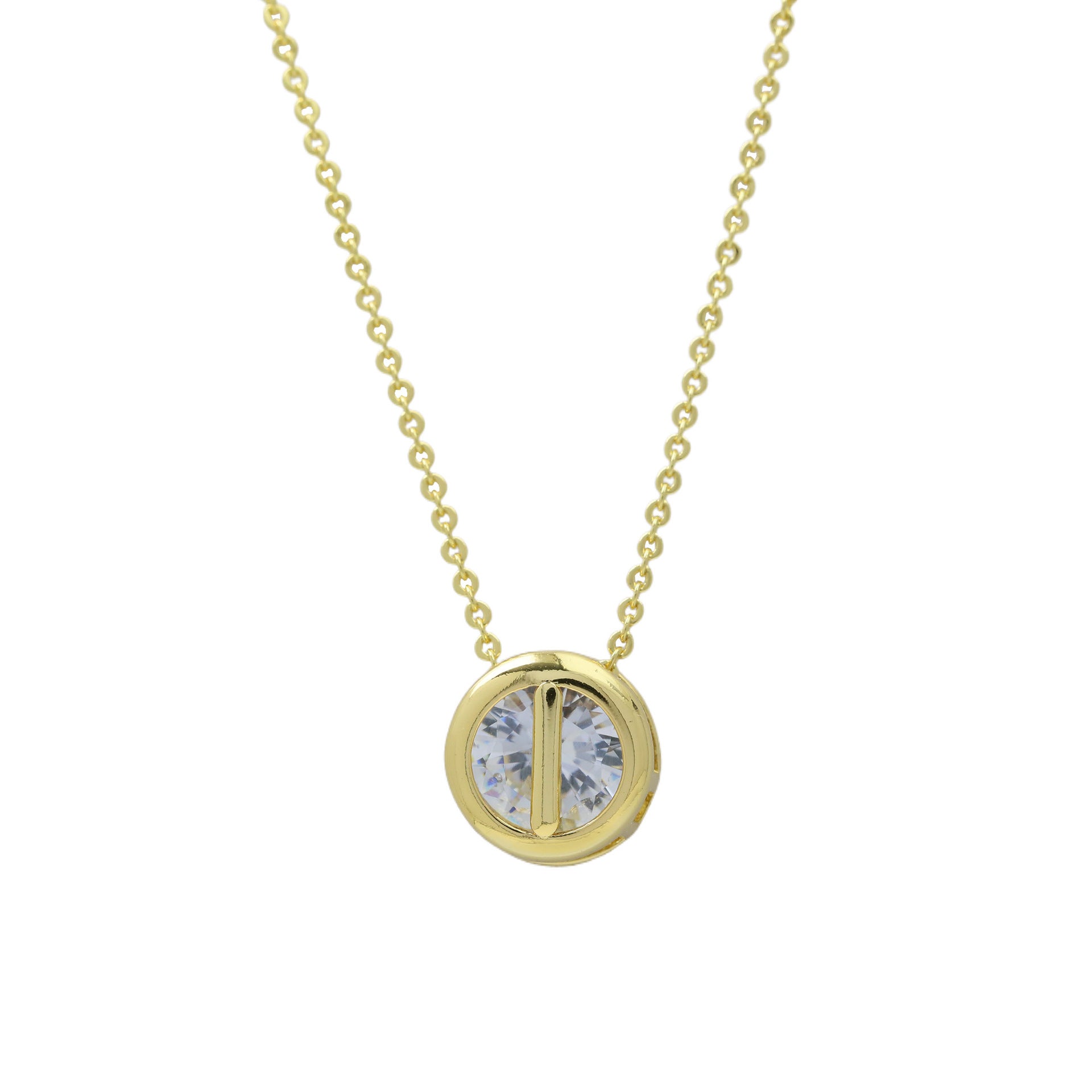 Gia Initial Pendant Necklace - I [YP7NO8JB]