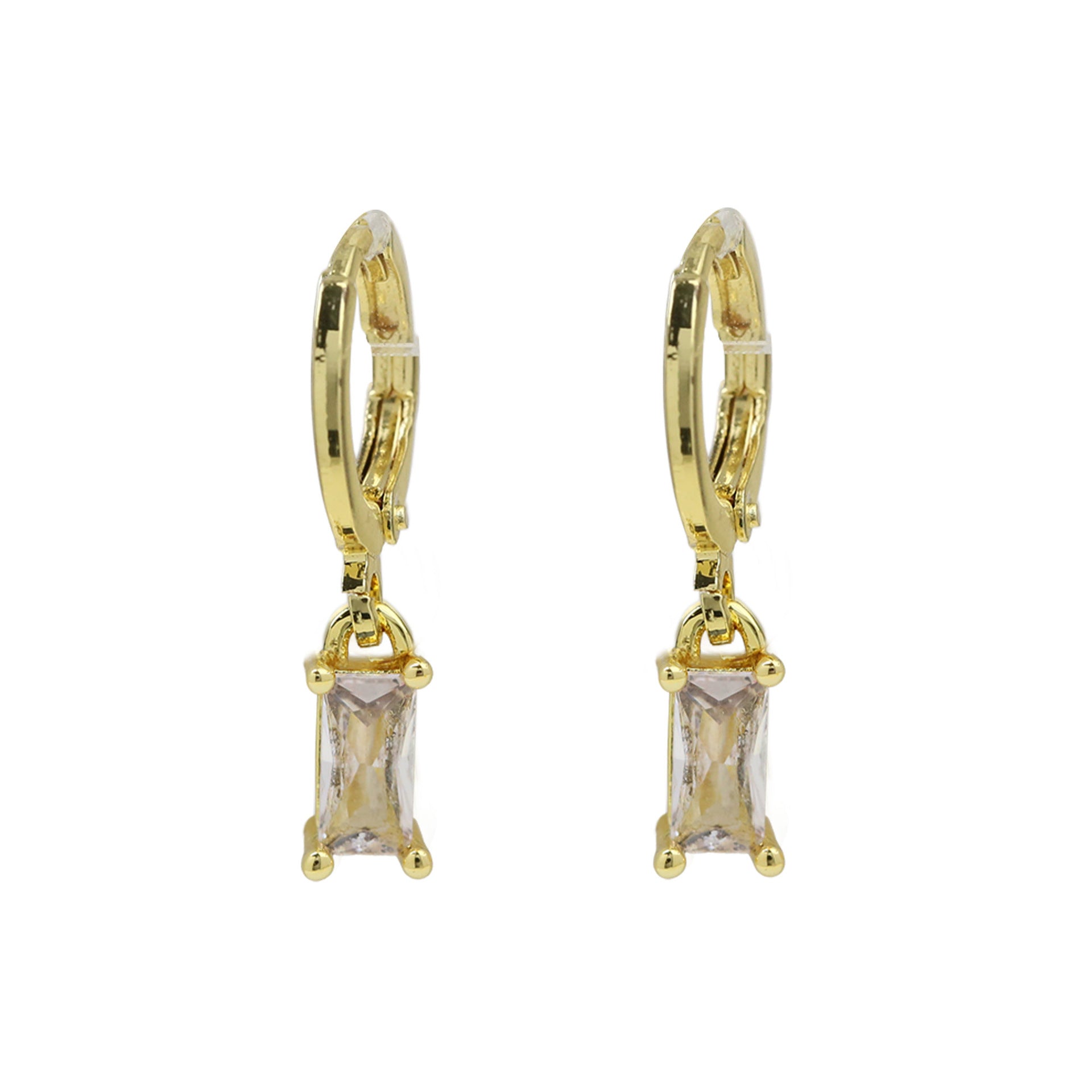 Davie Birthstone Stud Earrings - April [8LMFNPFM]