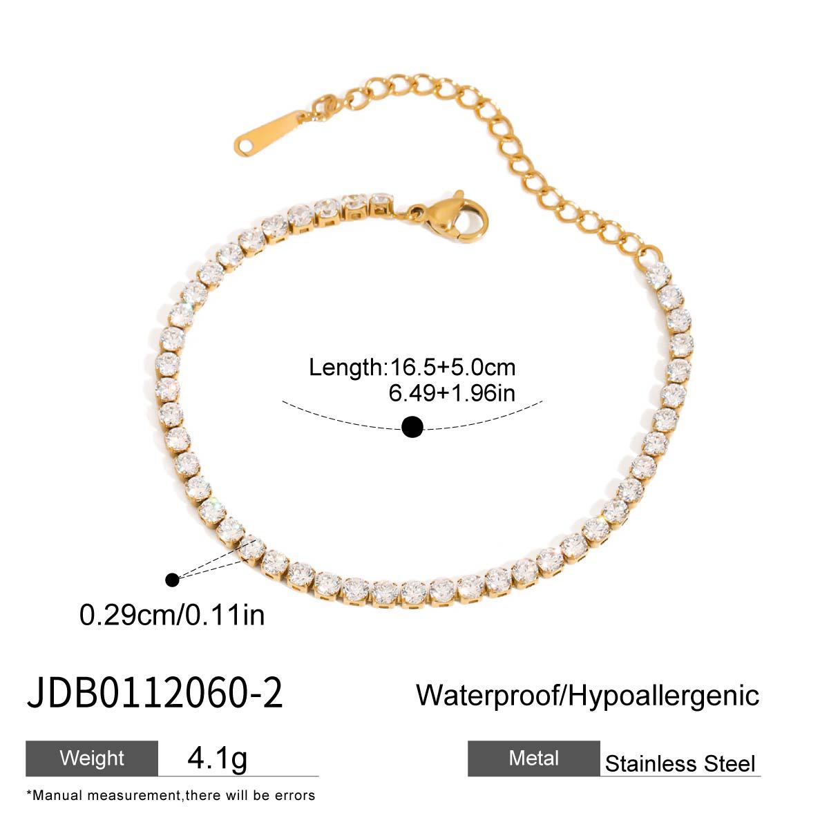 Legaci Glam Rhinestone Bracelet - JDB0112060-2 [GSFICSUR]