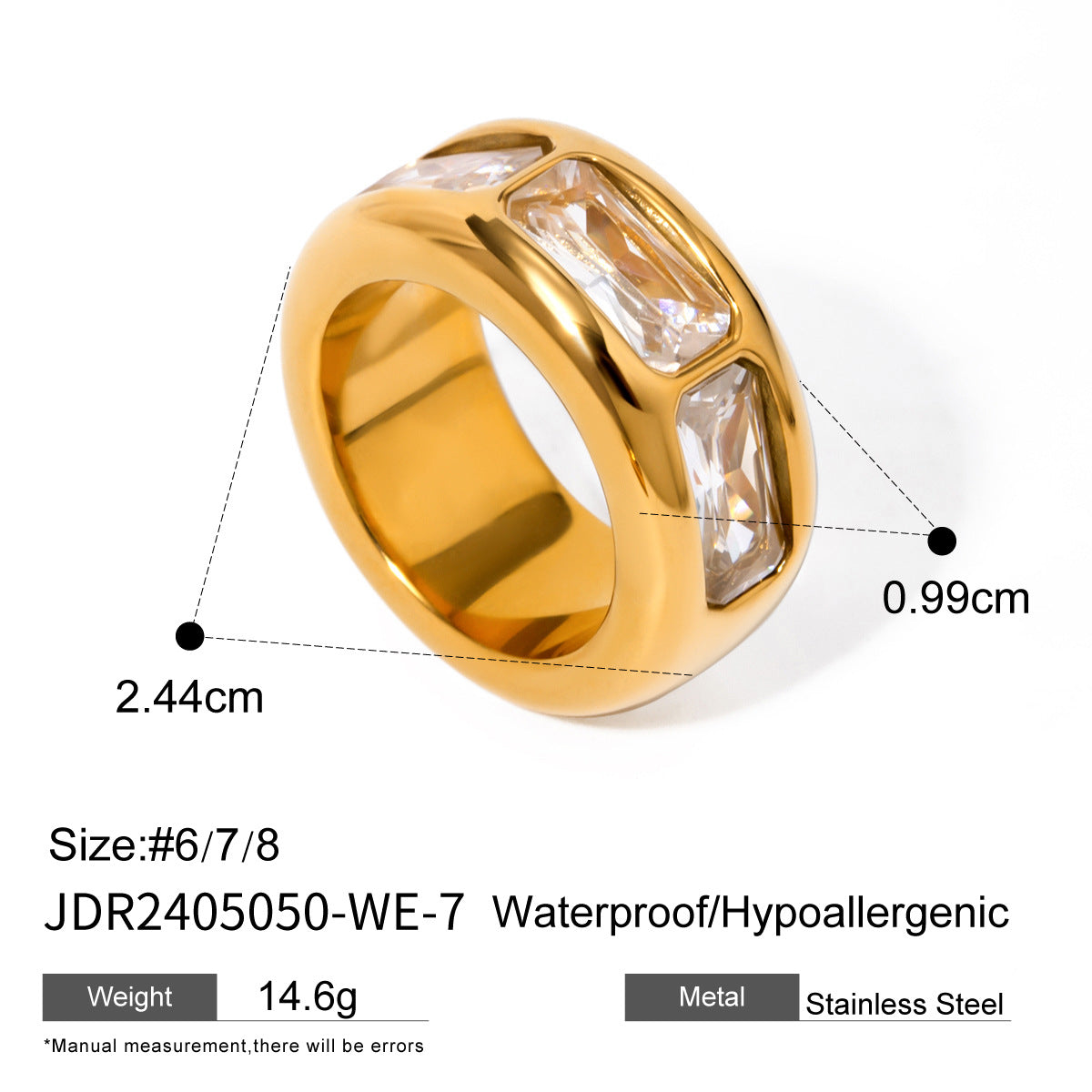 Evamarie Zircon Stackable Rings - JDR2405050-WE-7 [JJJGK2HG]