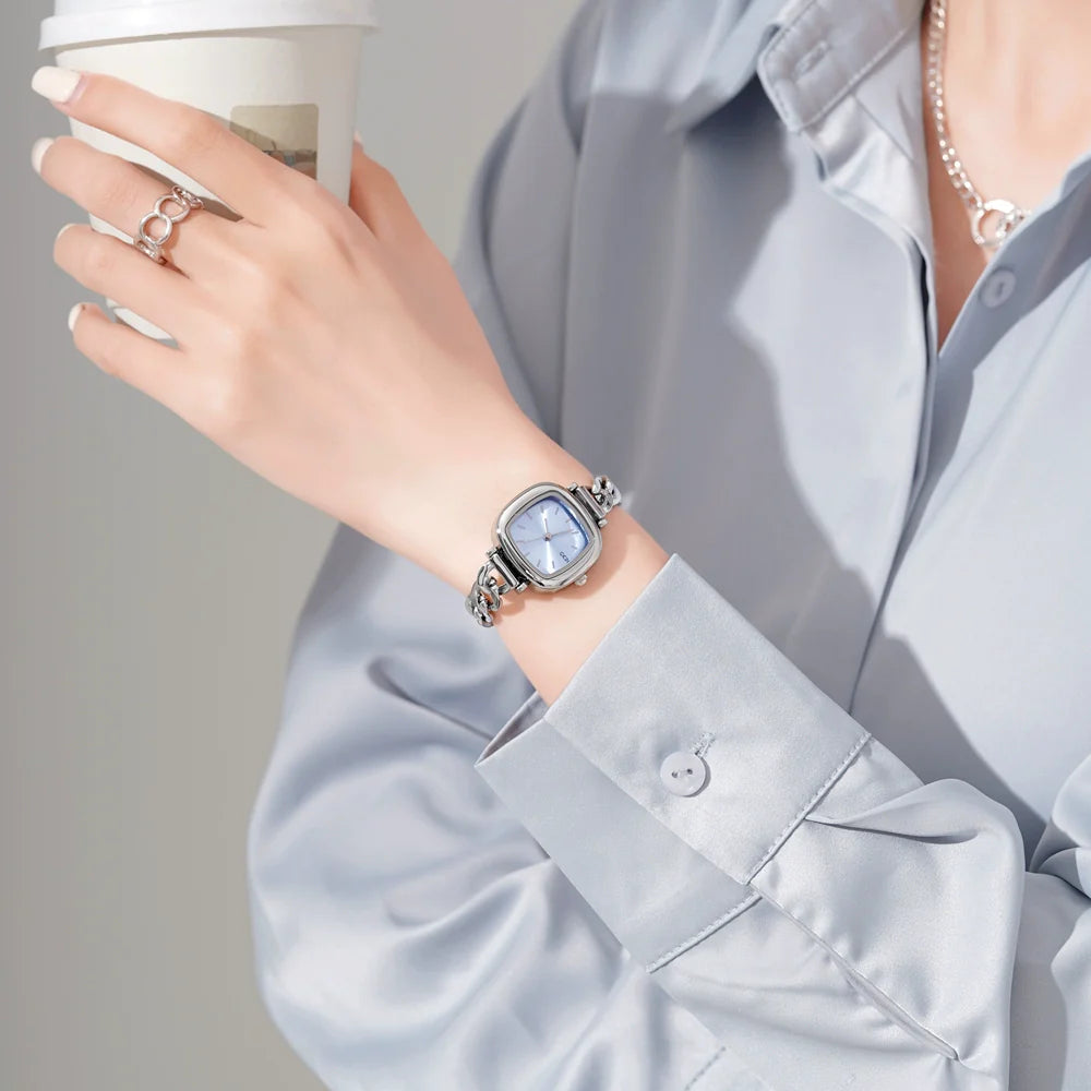 Kaelyn Square Bracelet Watch - Glacier Blue