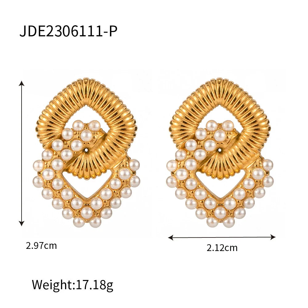 Alessia Crystal Layered Hoop Earrings - JDE2306111-P