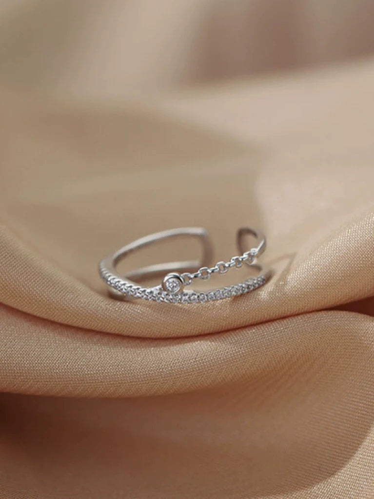 Naimah Starry Crossover Ring - Crossover Ring