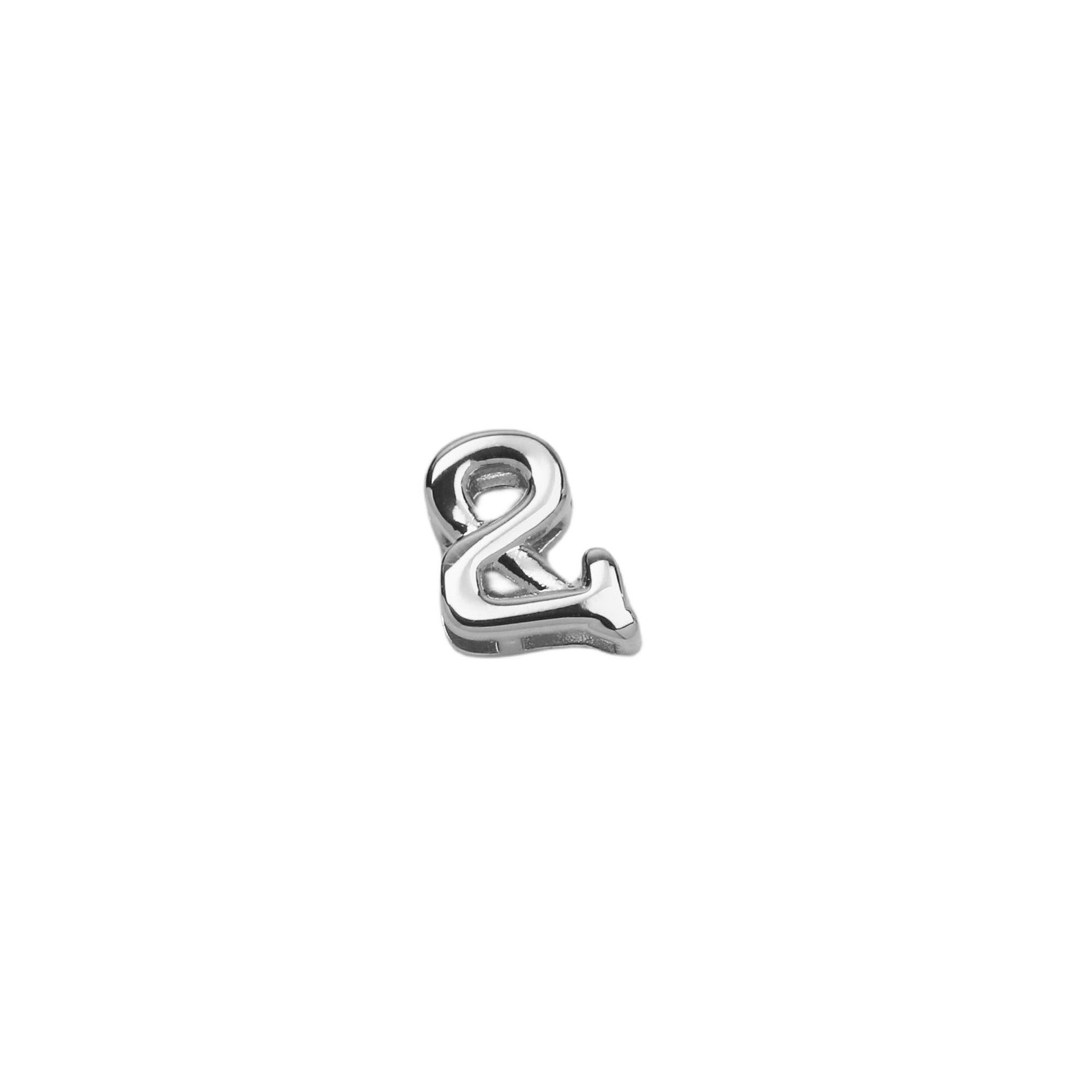 Rina Bubble Initial Charm - Platinum & (Charm) [67IBLX87]