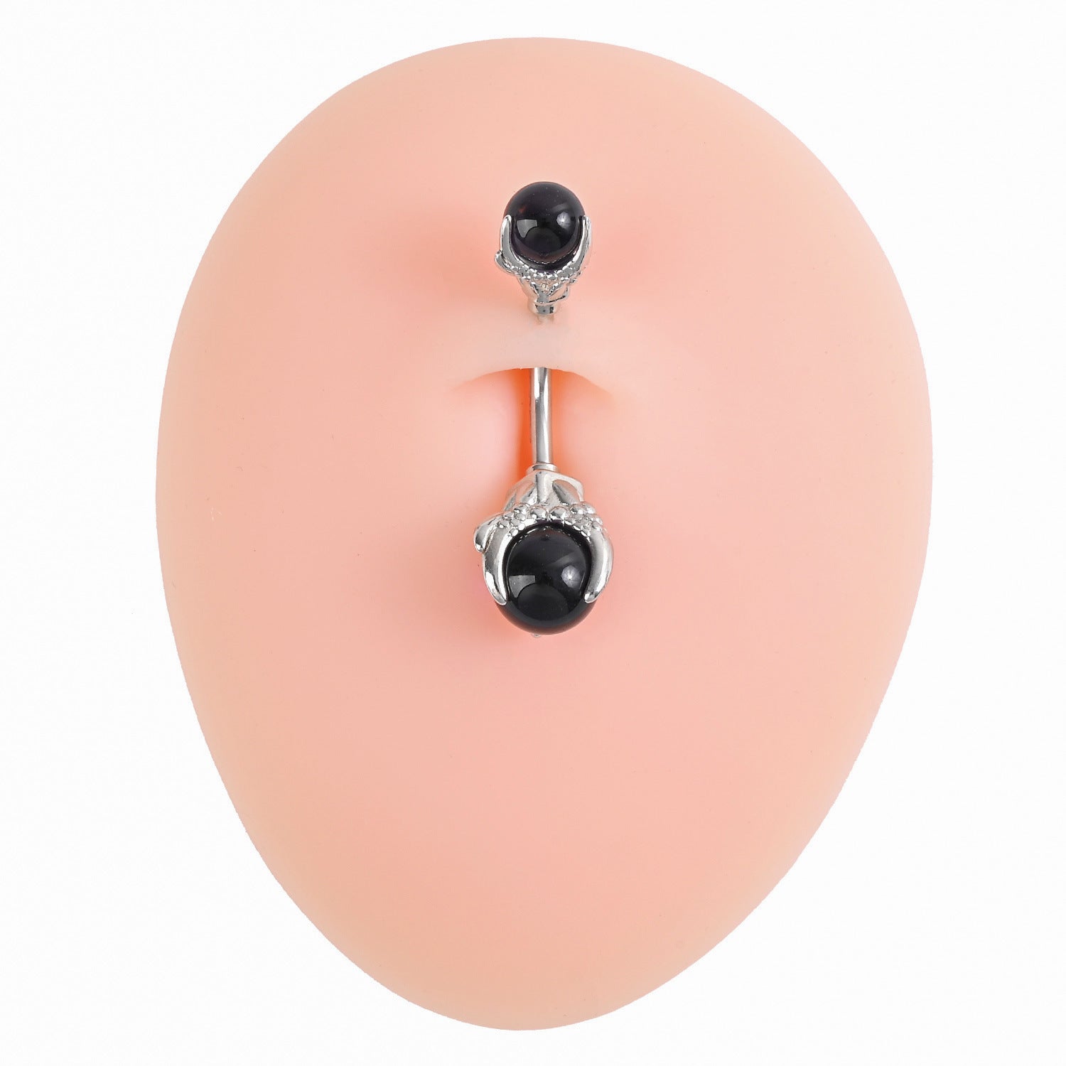 Elanie Amethyst Claw Navel Ring - Violet [19NDYKPZ]