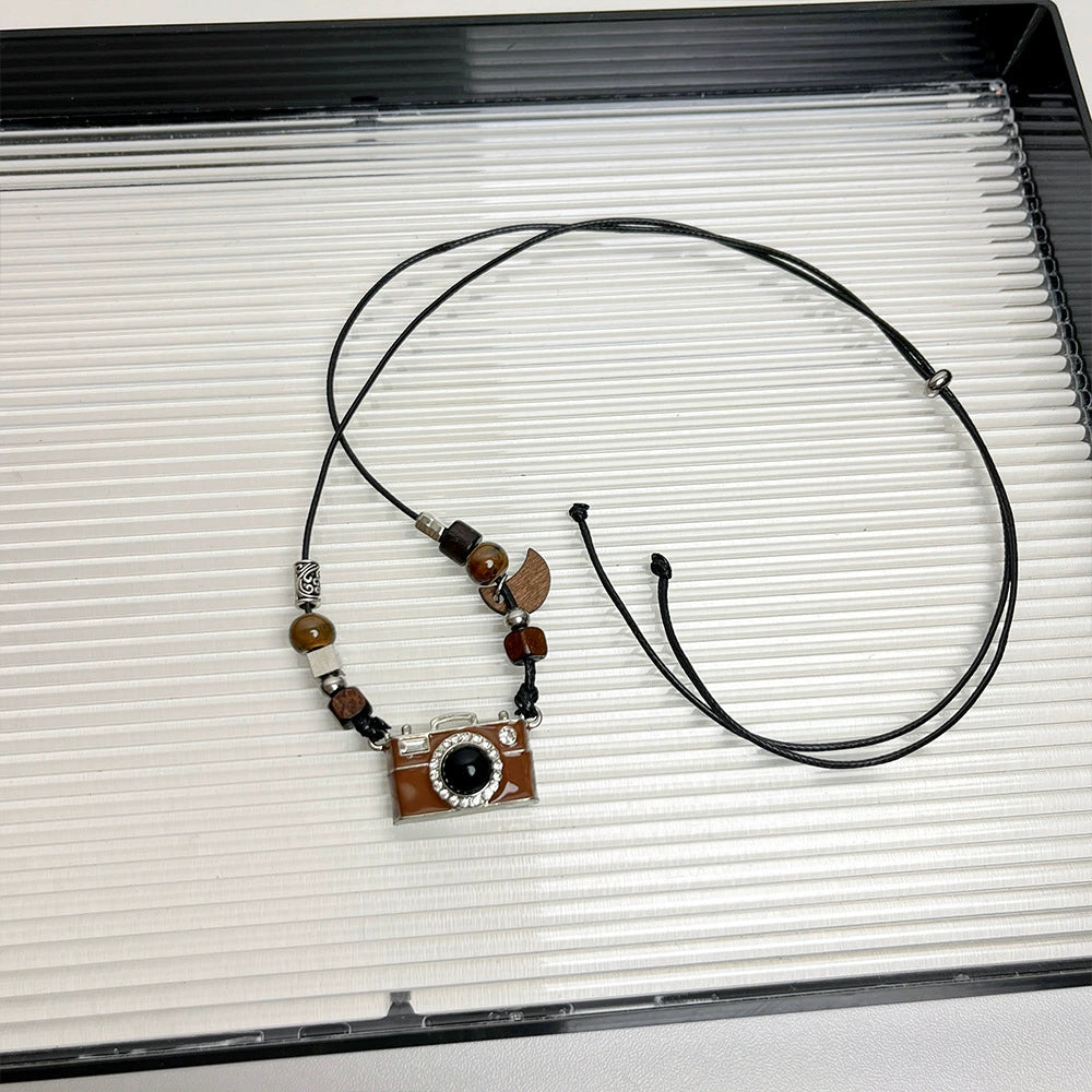 Maida Vintage Camera Necklace - Camera Necklace [6NO9S3OK]