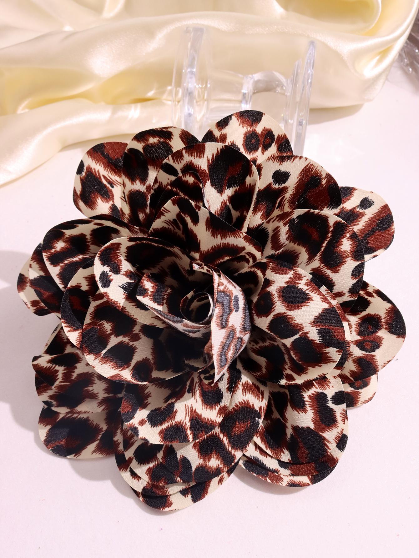 Ayva Leopard Bloom Brooch - Style C [PJNVOIJE]