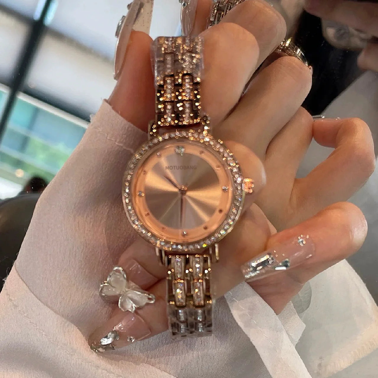 Marly Luxe Starry Watch - Rose Gold Rose