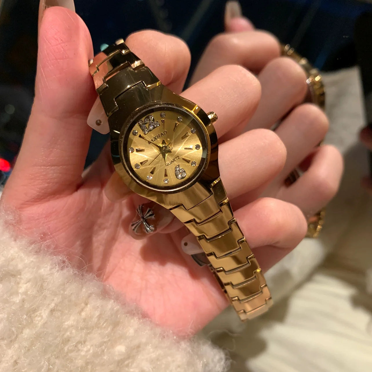 Alexiana Petite Crystal Watch - Numeric Dial