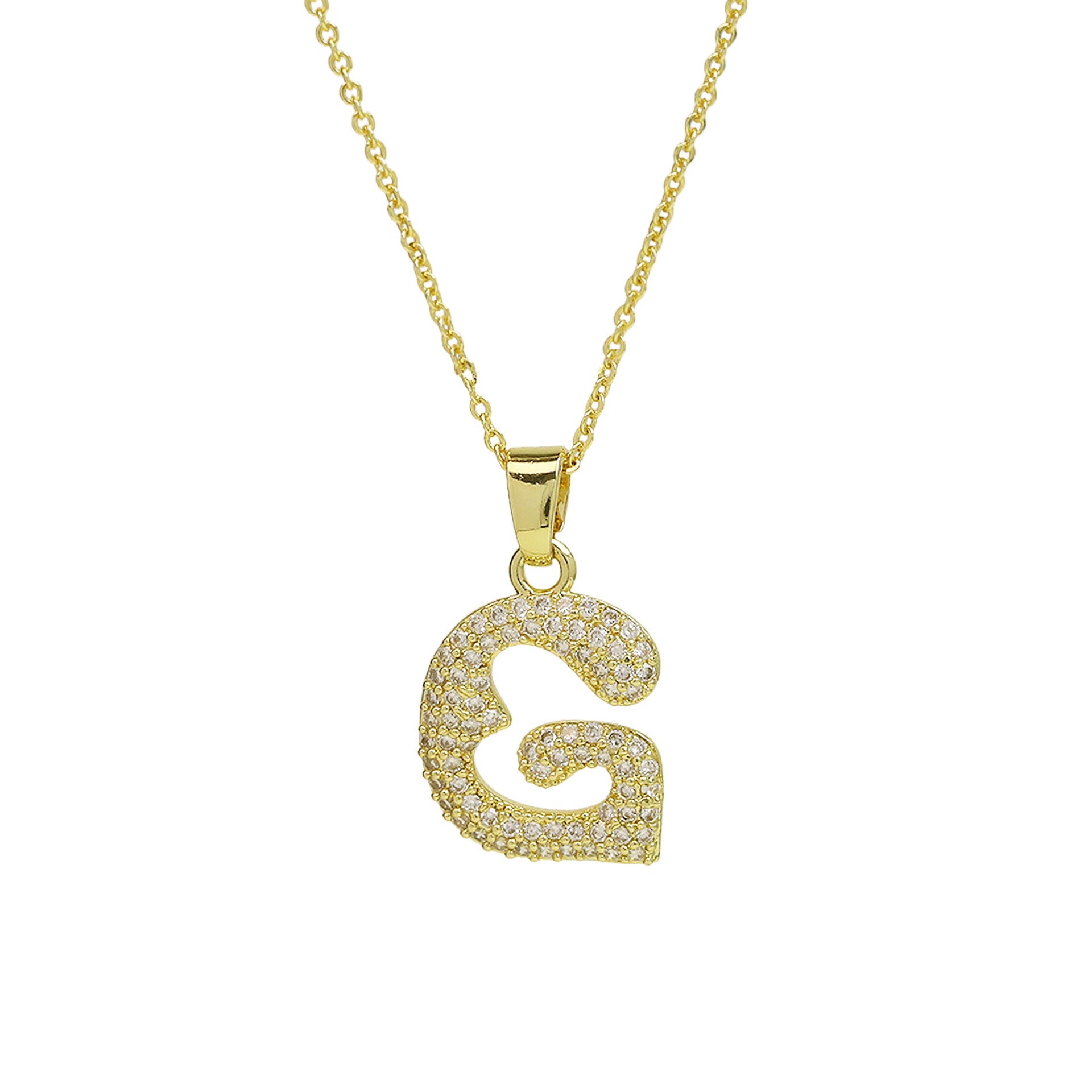 Fatou Bubble Initial Necklace - G [43UPG15O]