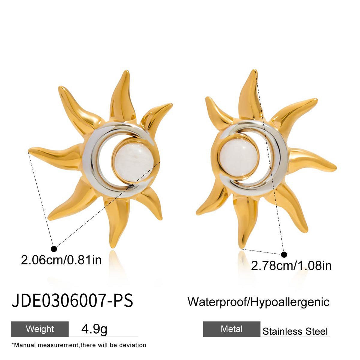 Vega Celestial Studs - JDE0306007-PS [HK05L3WV]