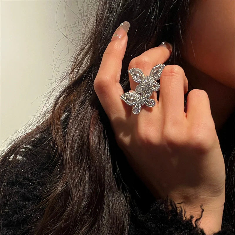 Chase Radiant Butterfly Ring - One Size Adjustable