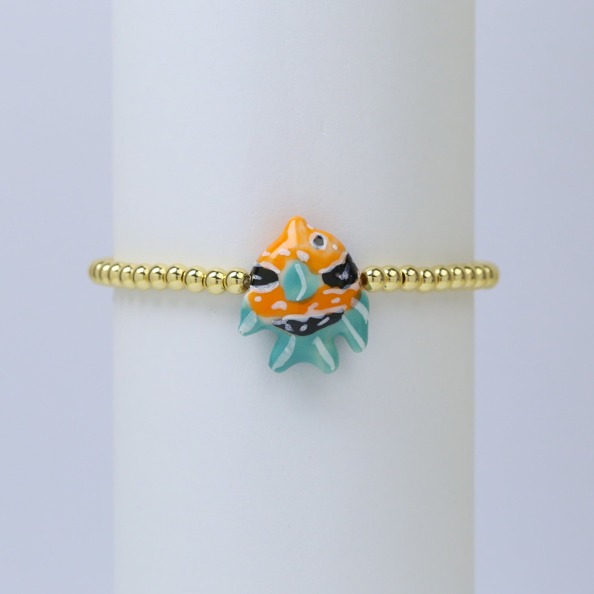 Aubrei Glazed Fish Bracelet - Sunset Red [OQ2AQU4L]