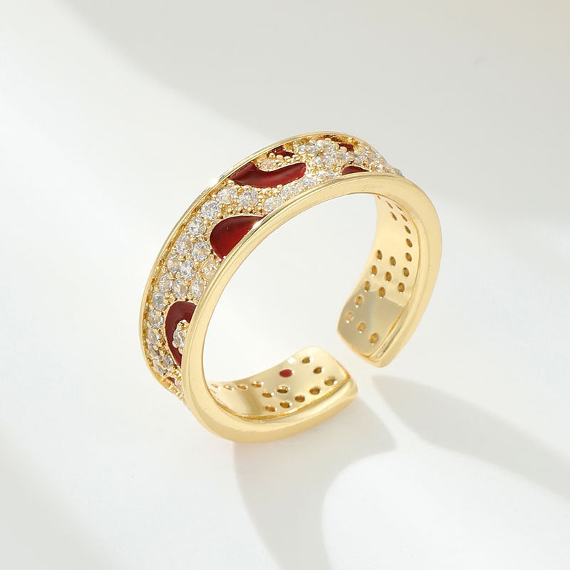Akila Elegant Leopard Zircon Ring - R10514T049 [D8LW7AM8]
