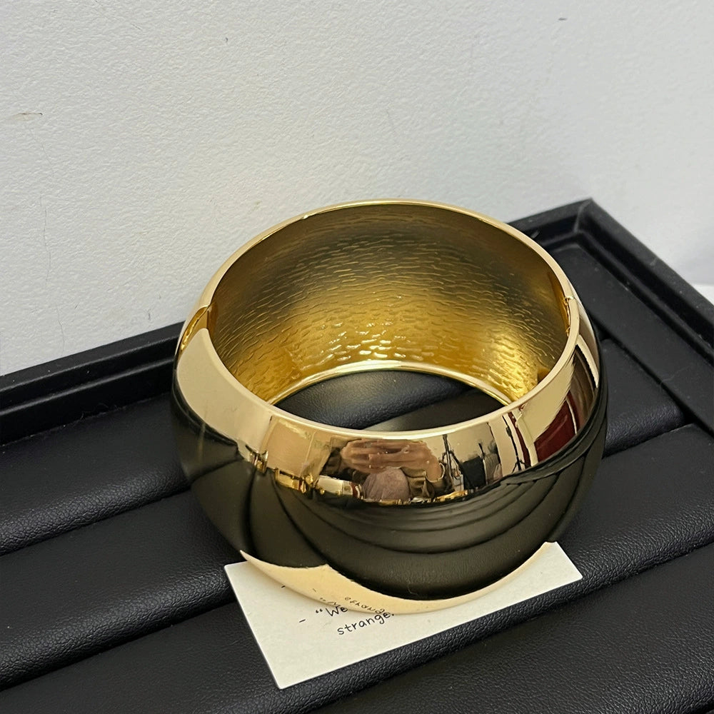 Marlee Mirror Cuff Bracelet - Gold Bracelet [H8KUI259]
