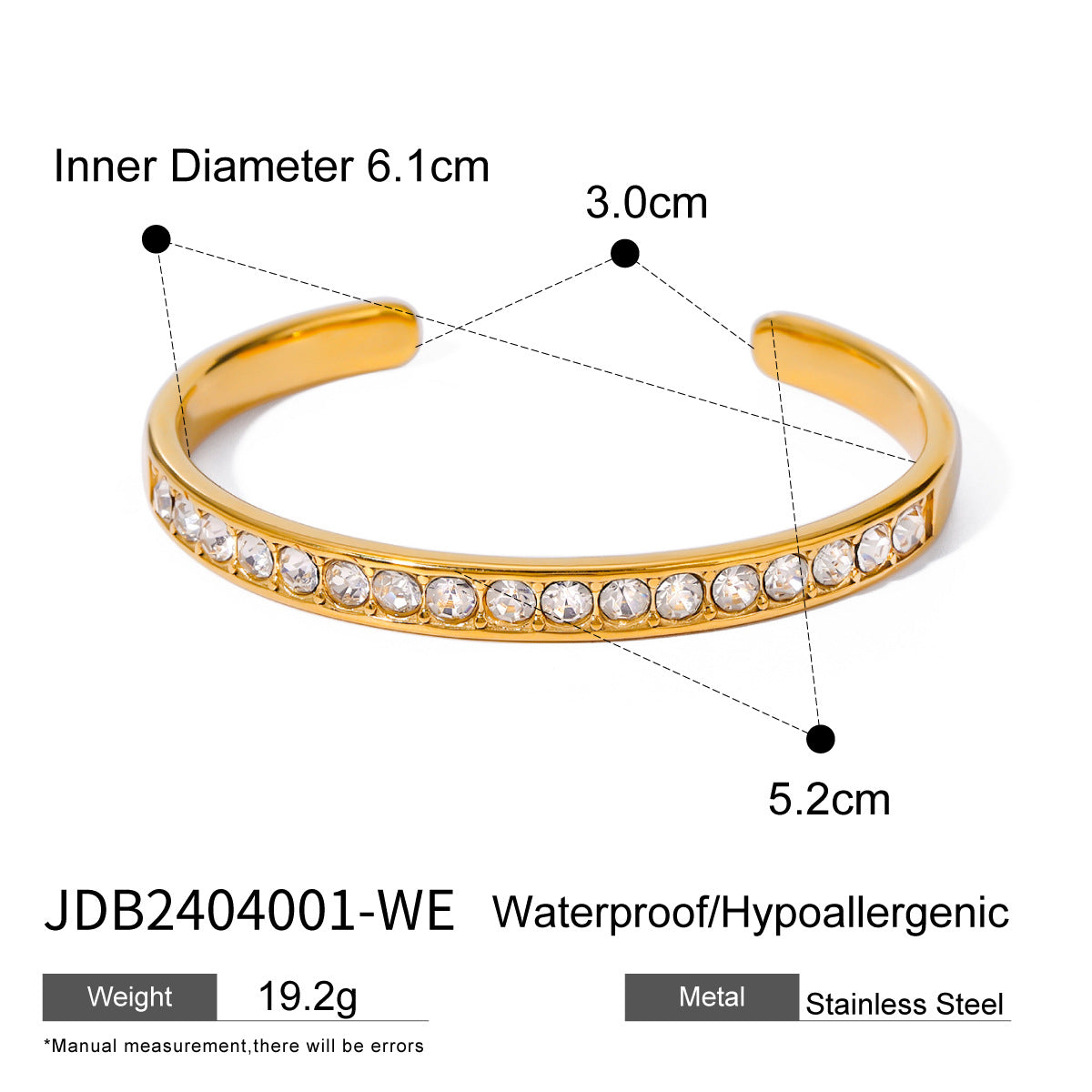 Graysen Pearl Diamond Bracelet Ring Set - JDB2404001-WE [OU14XZ0Y]