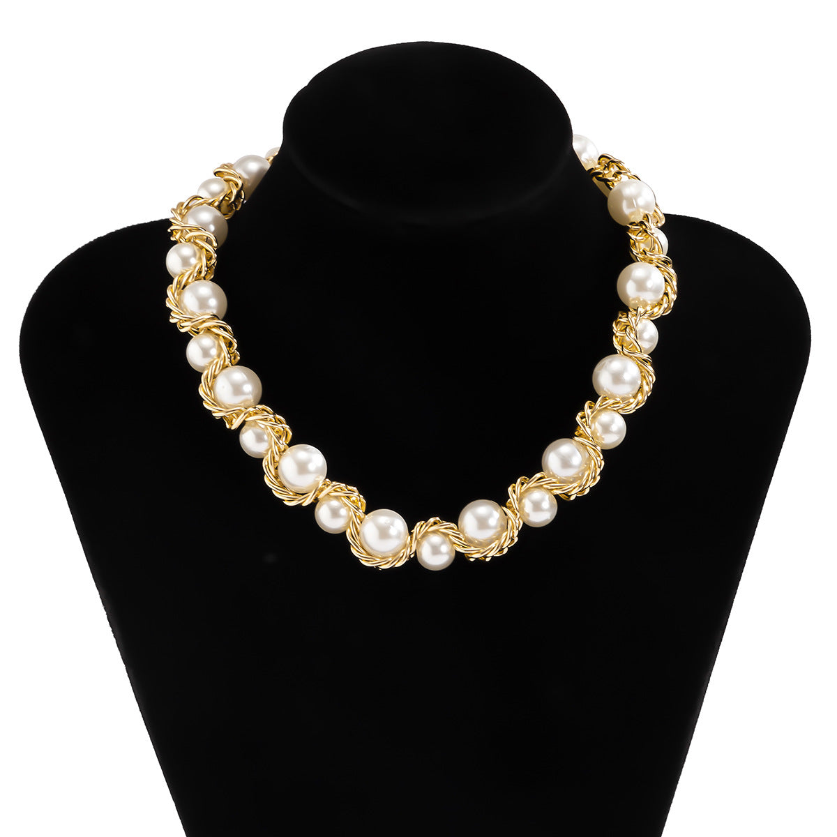 Korbyn Twisted Pearl Necklace - Style 1 [1I1HSXK5]