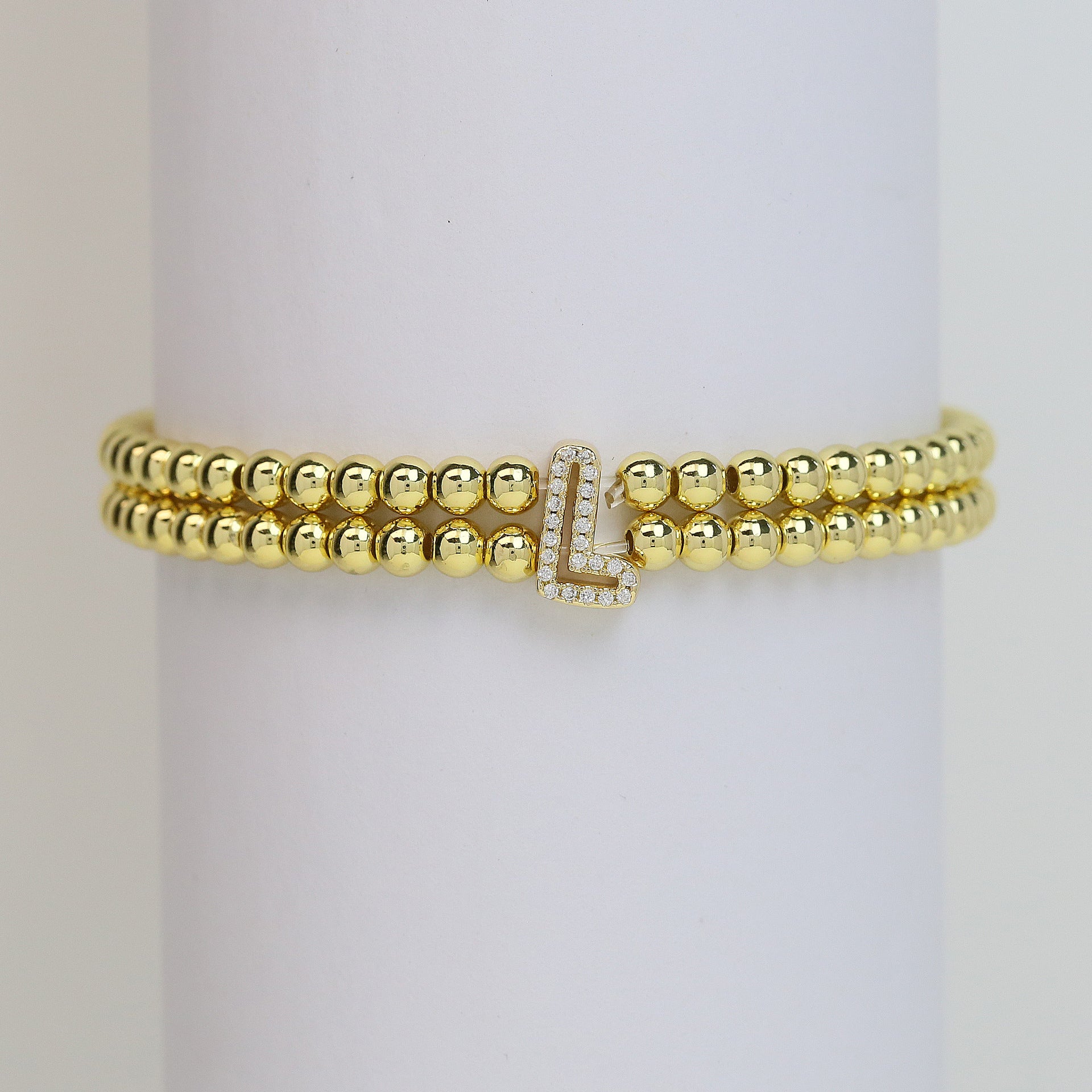 Alexandra Bubble Initial Bracelet - L [ACSOHSVH]