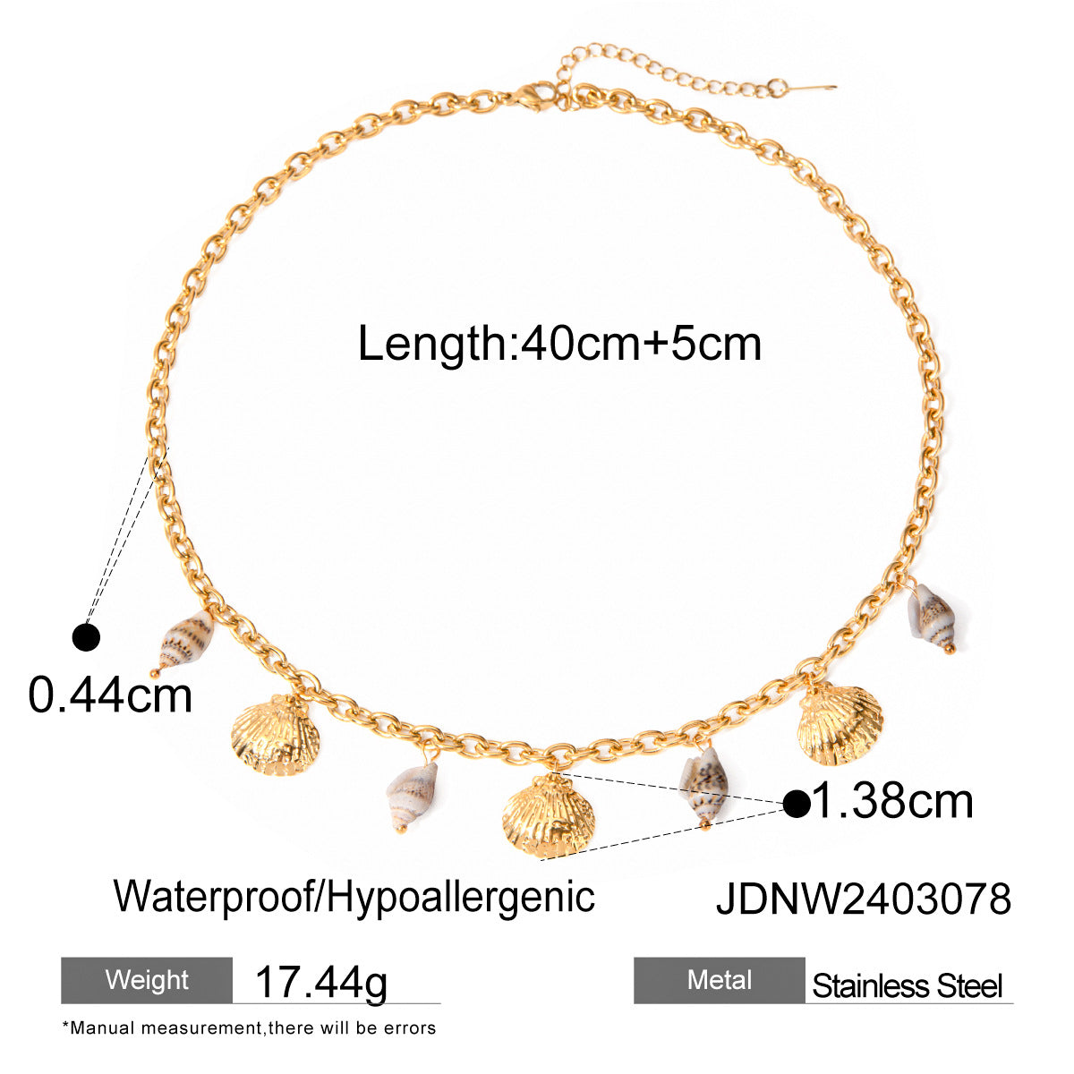 Kynzlee Shell Pendant Necklace - JDNW2403078 [S6FIX51N]