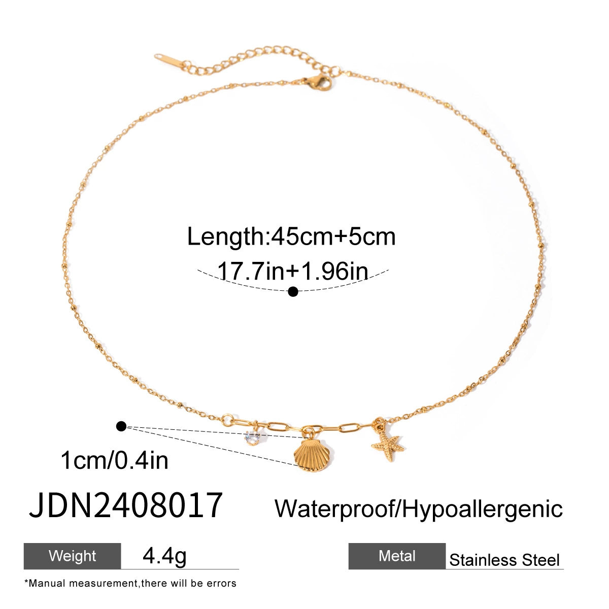 Everlie Bohemian Clavicle Necklace - JDN2408017 [NW9UKJ63]